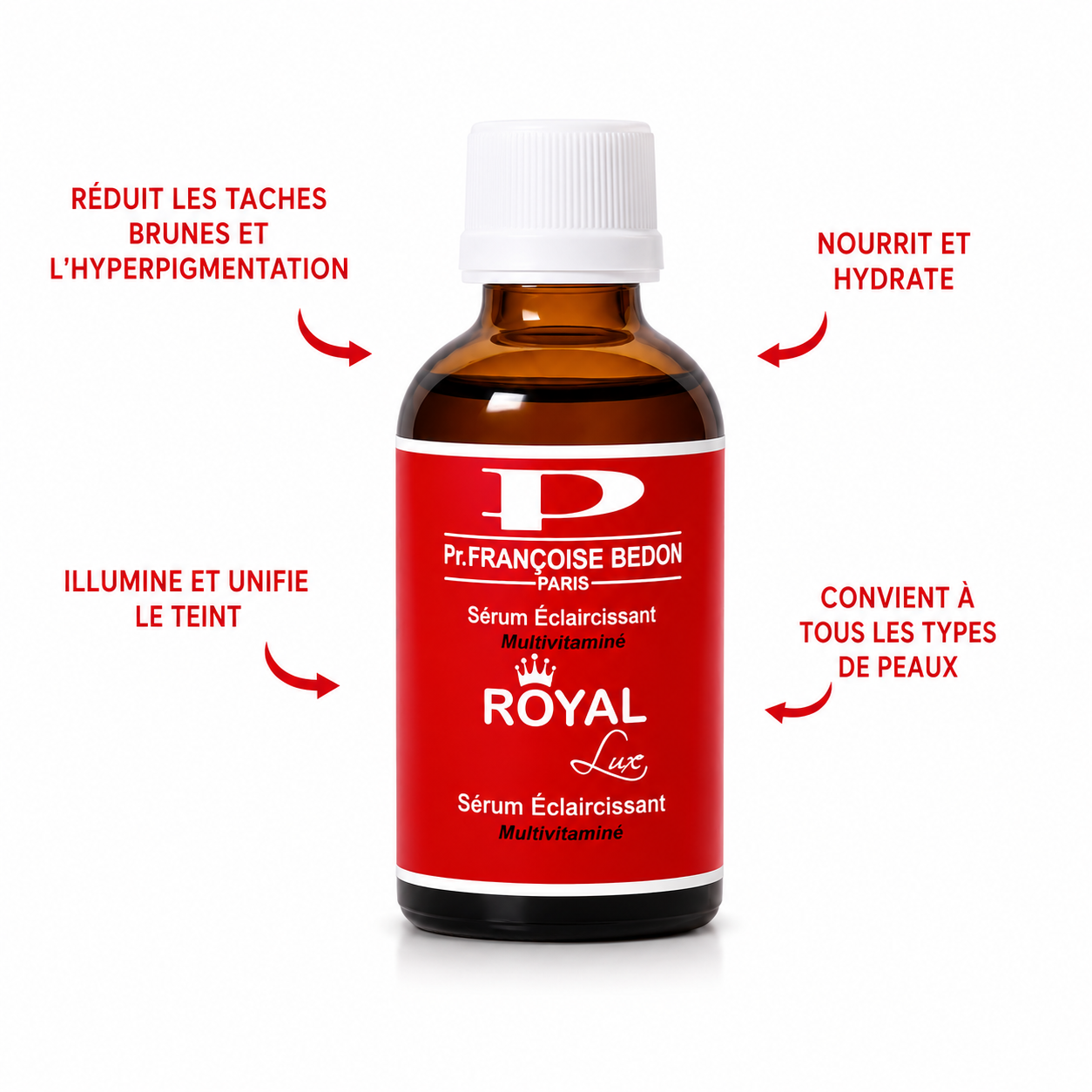 Serum Visage Multivitaminé ROYAL 50ml - FRANCOISE BEDON