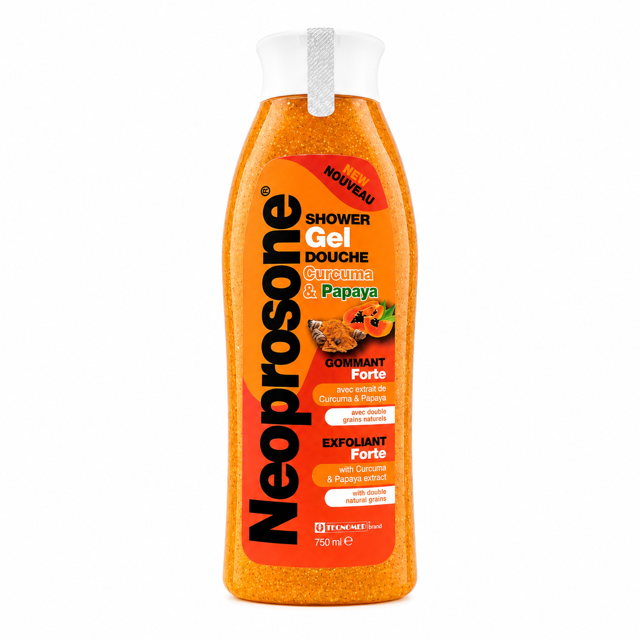 Gel Douche Gommant Curcuma Papaye 750ml - NEOPROSONE