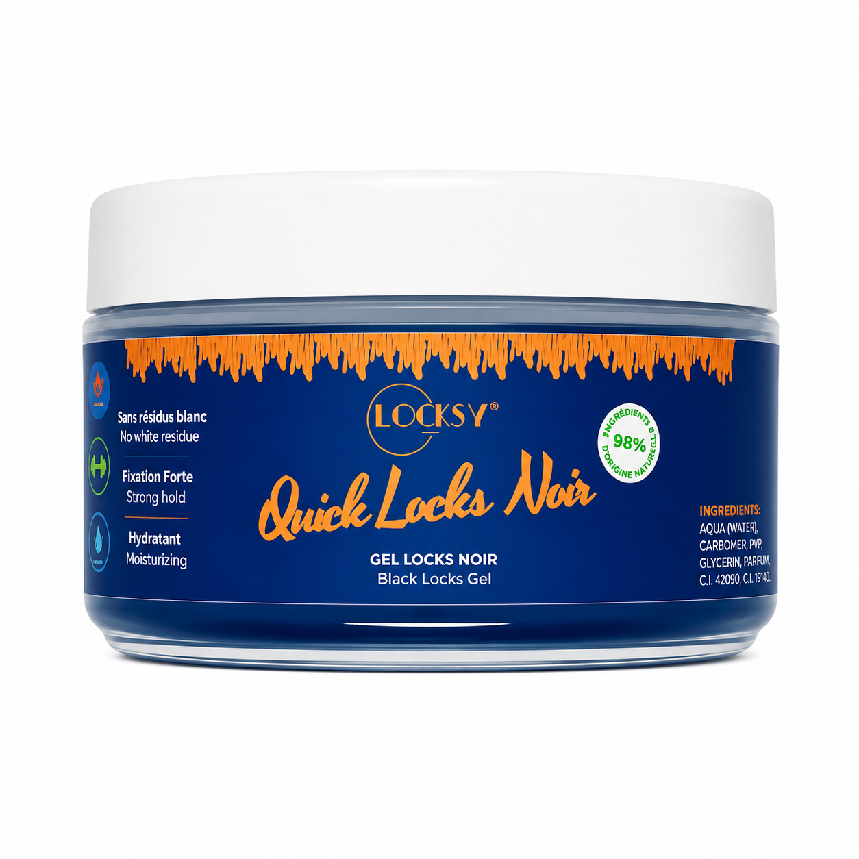 Gel Noir Quick Locks 300 ml - LOCKSY POUSS