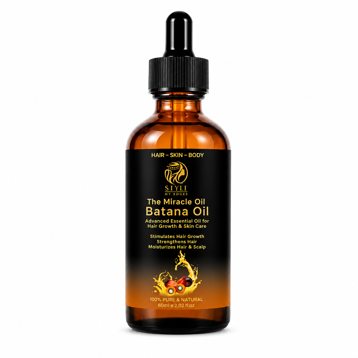 THE MIRACLE Huile Batana 100% Pure 120ml - STYLE MY EDGES