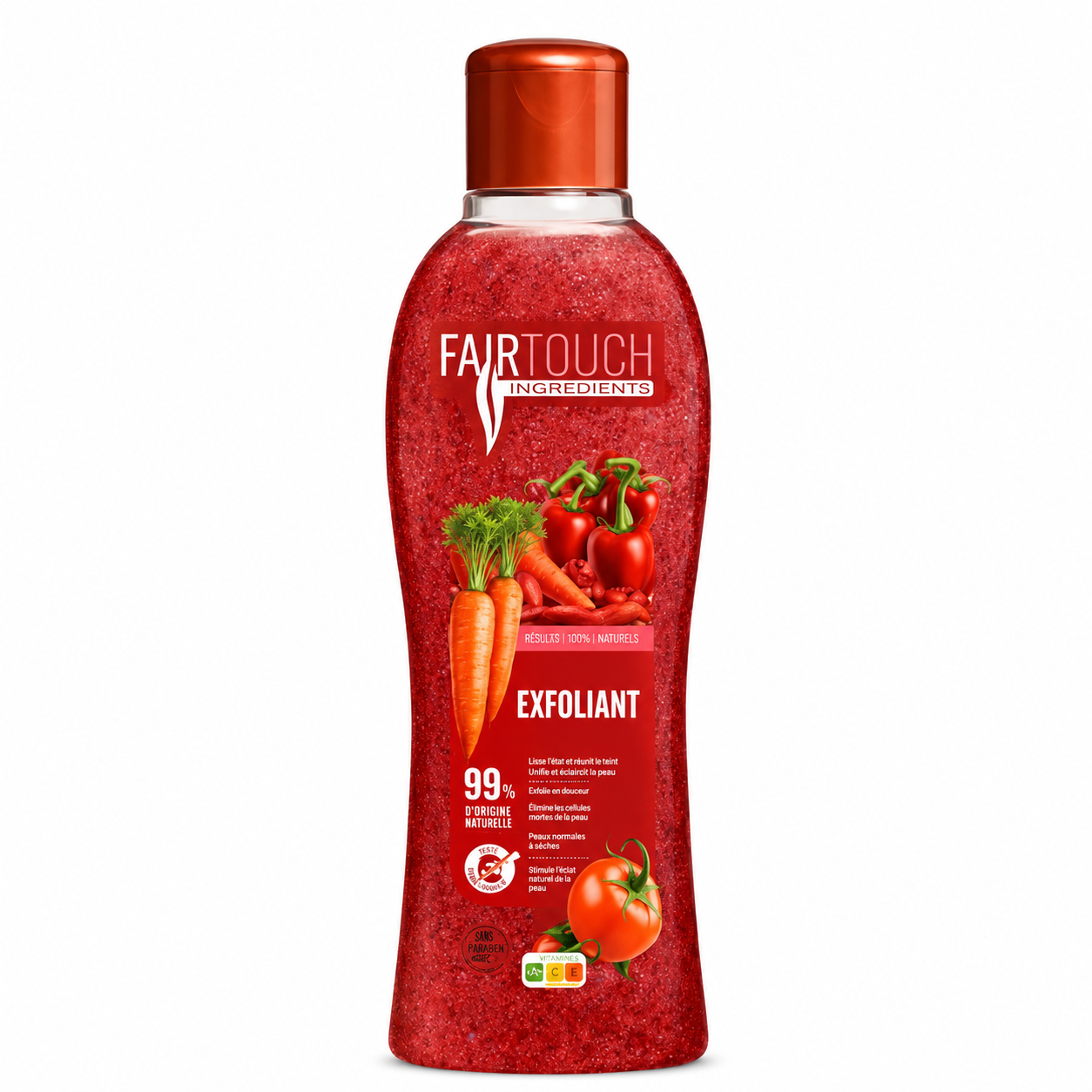 Gel Douche Carotte & Piment 1000ml - FAIRTOUCH