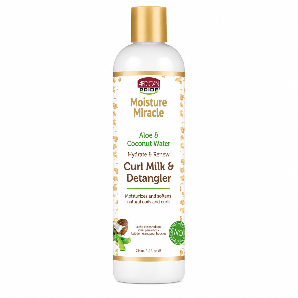 Curl Milk & Detangler 354ml - AFRICAN PRIDE