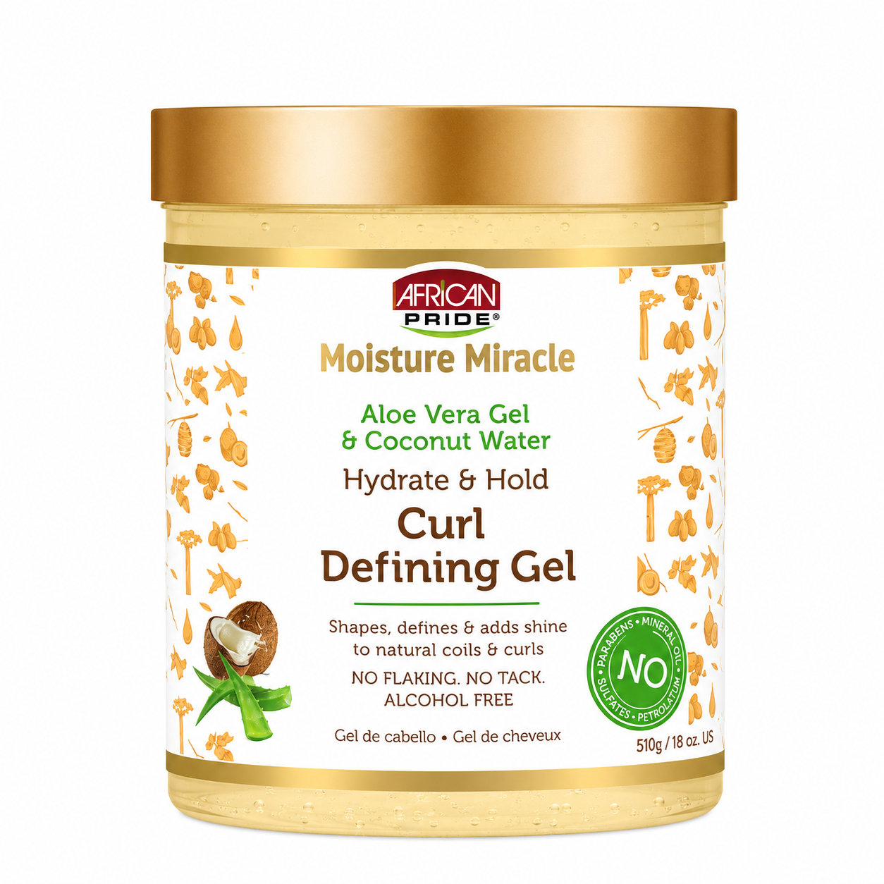 Gelée Activateur Boucles 510g - AFRICAN PRIDE MOISTURE MIRACLE