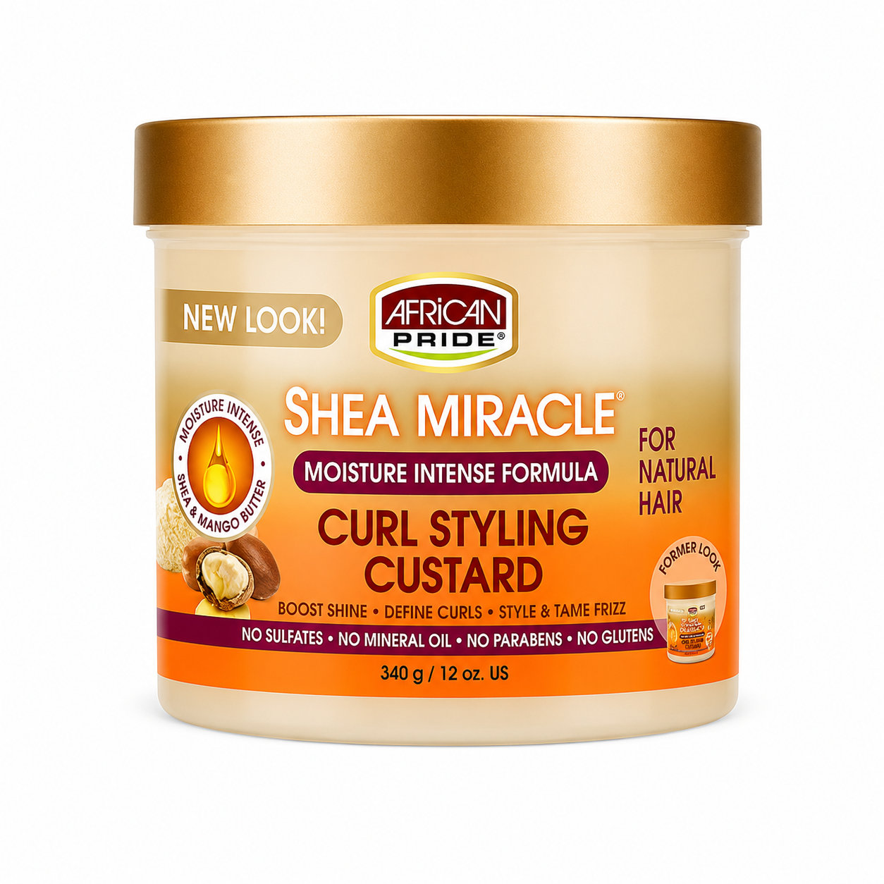 Gelée Curl Styling Custard 340g - AFRICAN PRIDE