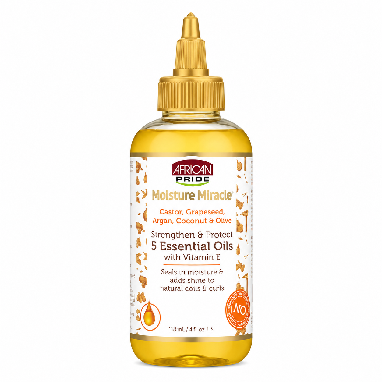 5 Essentials Oils 118ml - AFRICAN PRIDE