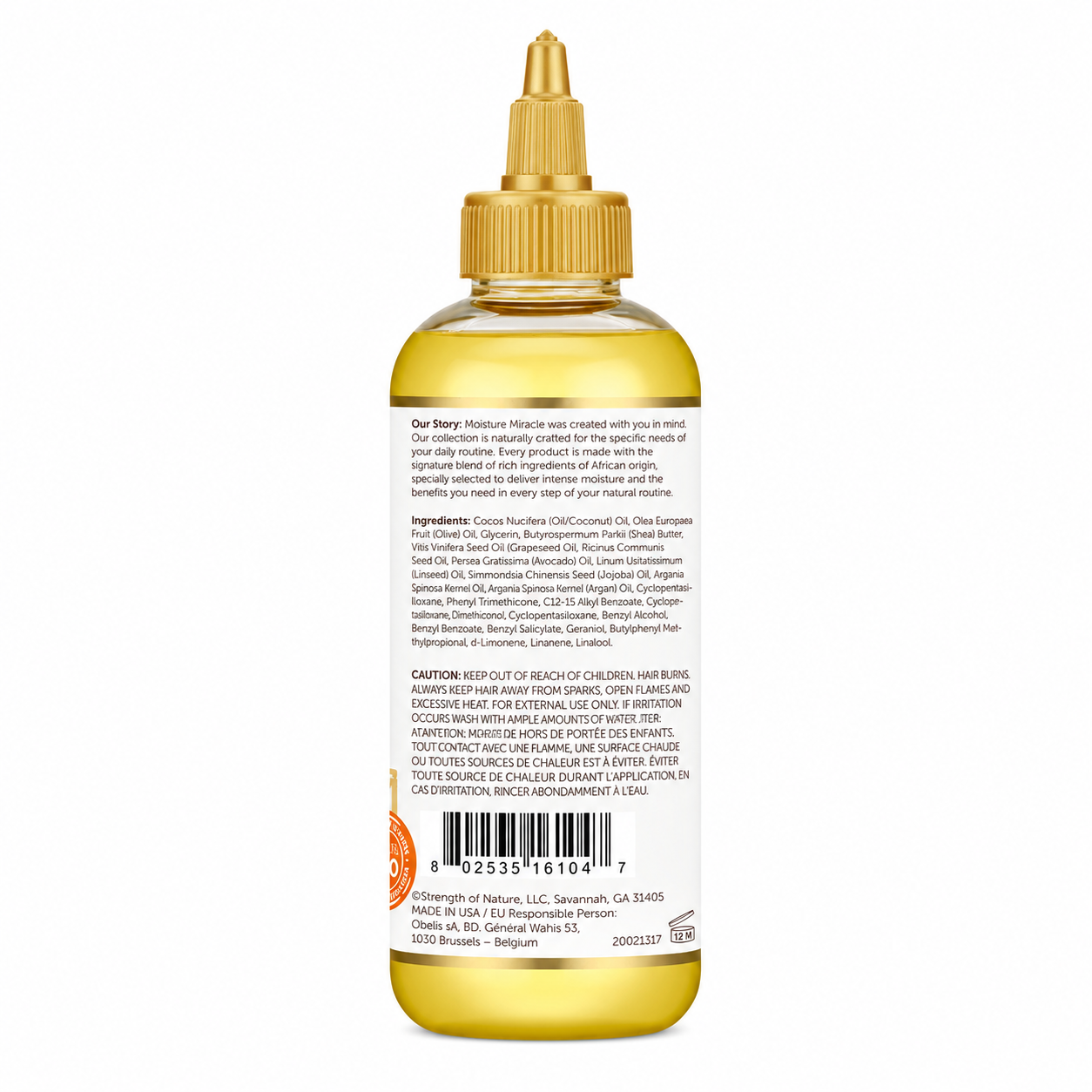 5 Essentials Oils 118ml - AFRICAN PRIDE