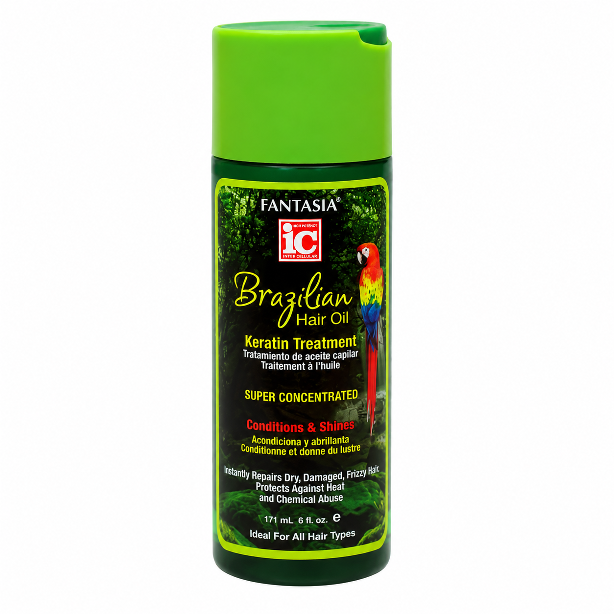 Serum Brazilian Hair Oil Keratin Treatment Serum 171ml - IC FANTASIA