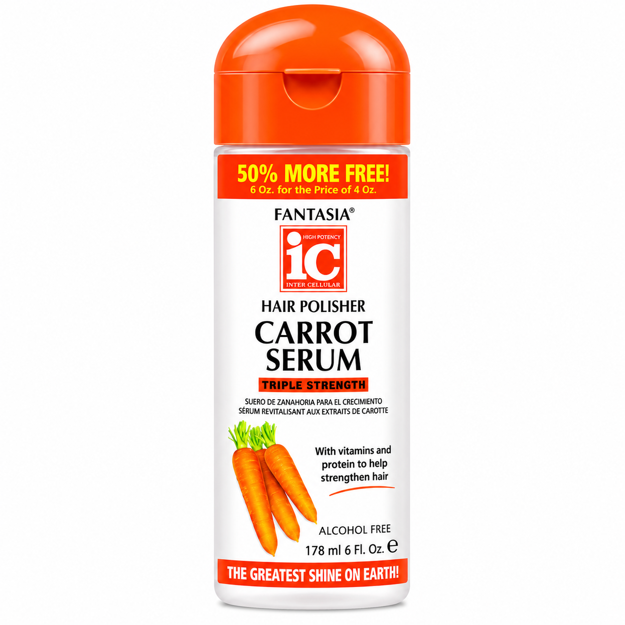 Sérum Capillaire HAIR POLISHER CARROT 178ml - IC FANTASIA