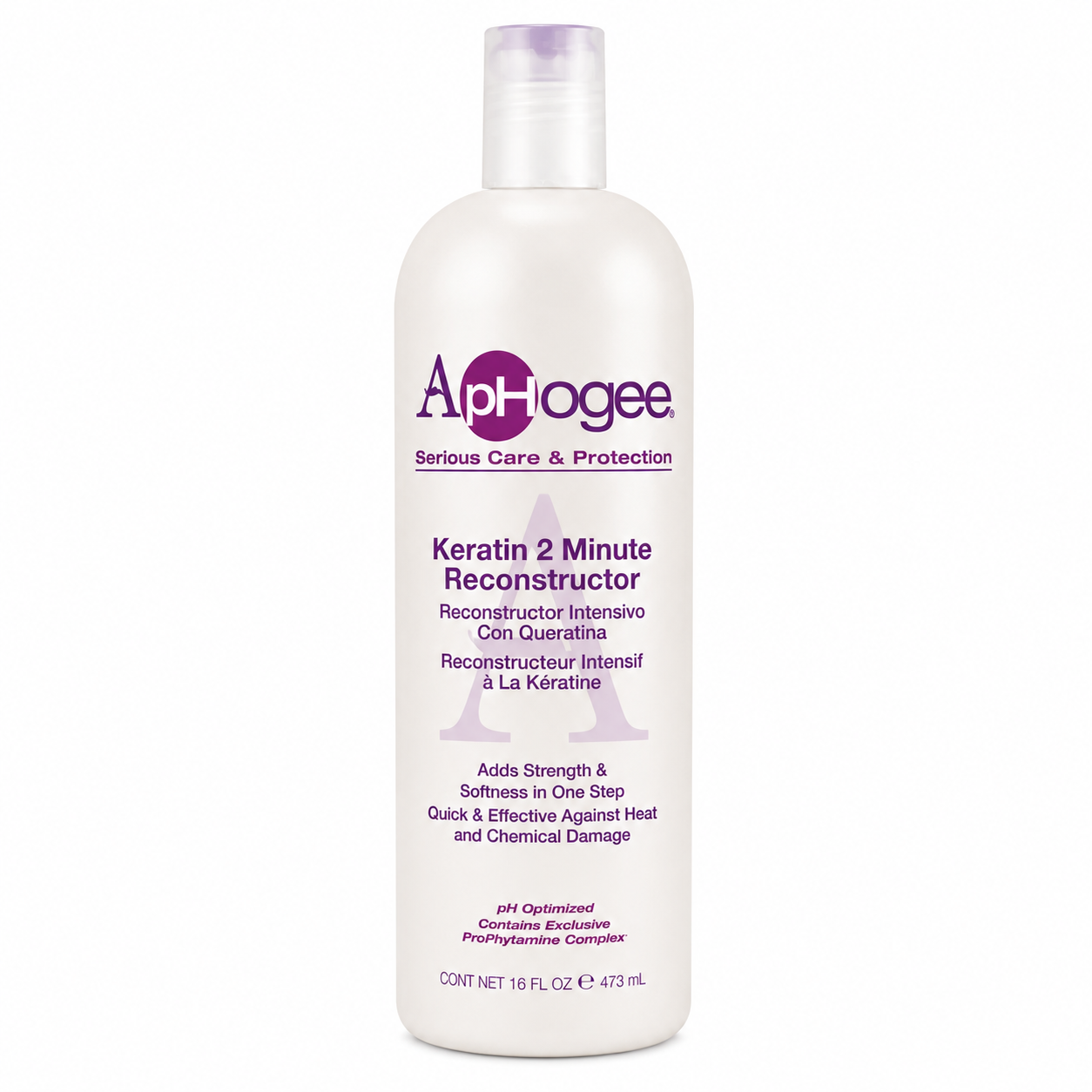 Keratin 2 Minute Traitement Reconstructeur 473ml - APHOGEE