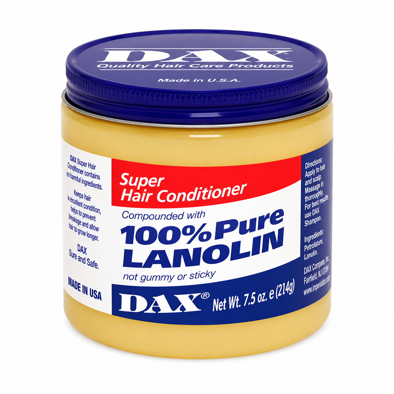 Pommade LANOLIN 100% Pure 213g - DAX