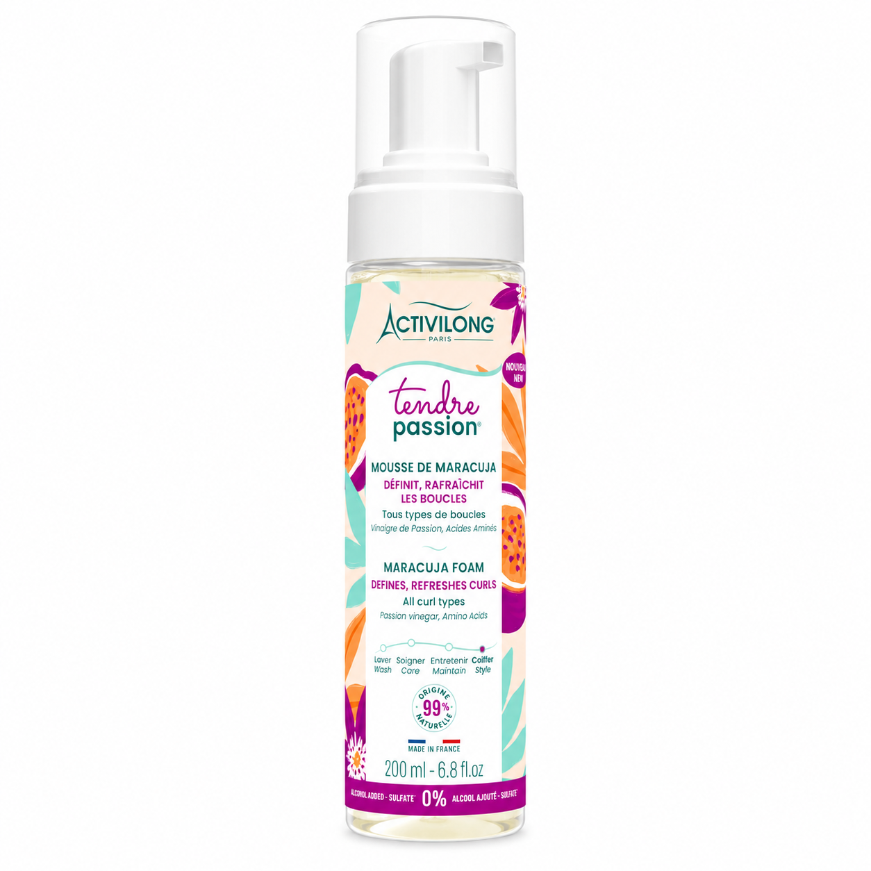 Mousse Coiffante Maracuja 200ml - ACTIVILONG