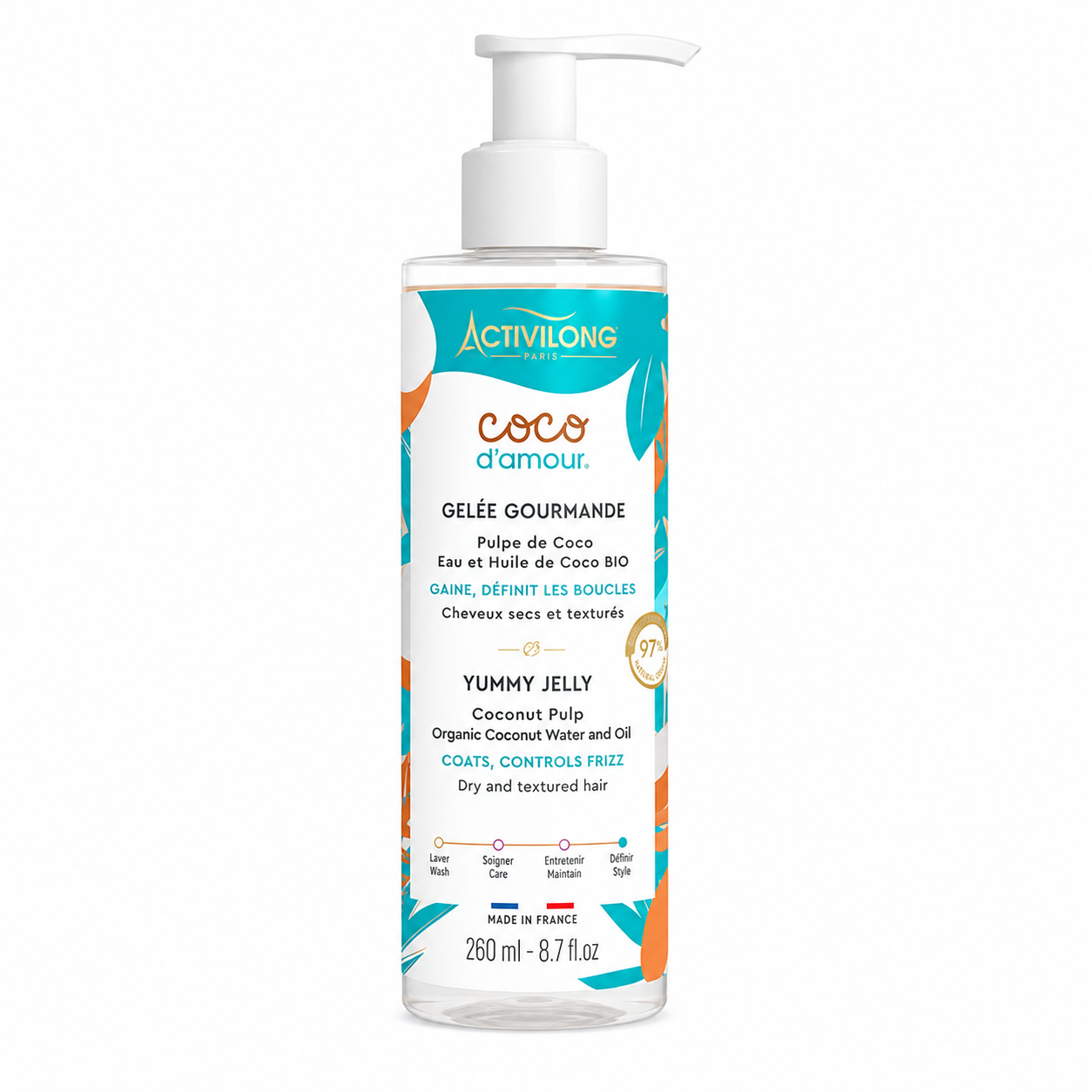 Gelée Gourmande Coco d'Amour 260ml - ACTIVILONG