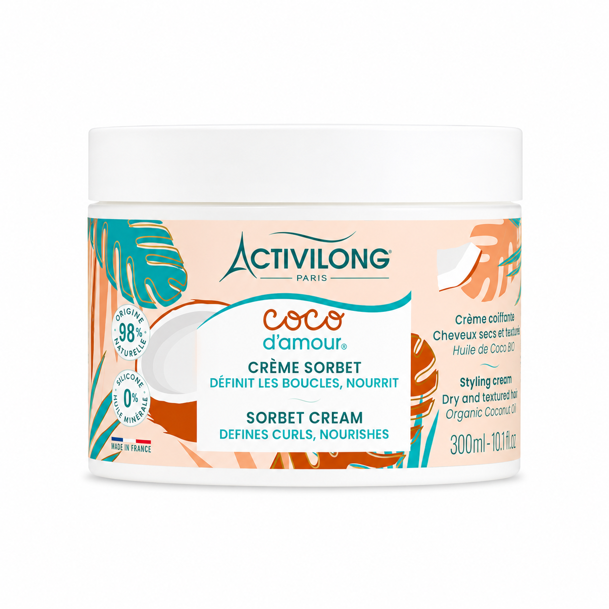 Crème Sorbet Coco d'Amour 300ml - ACTIVILONG