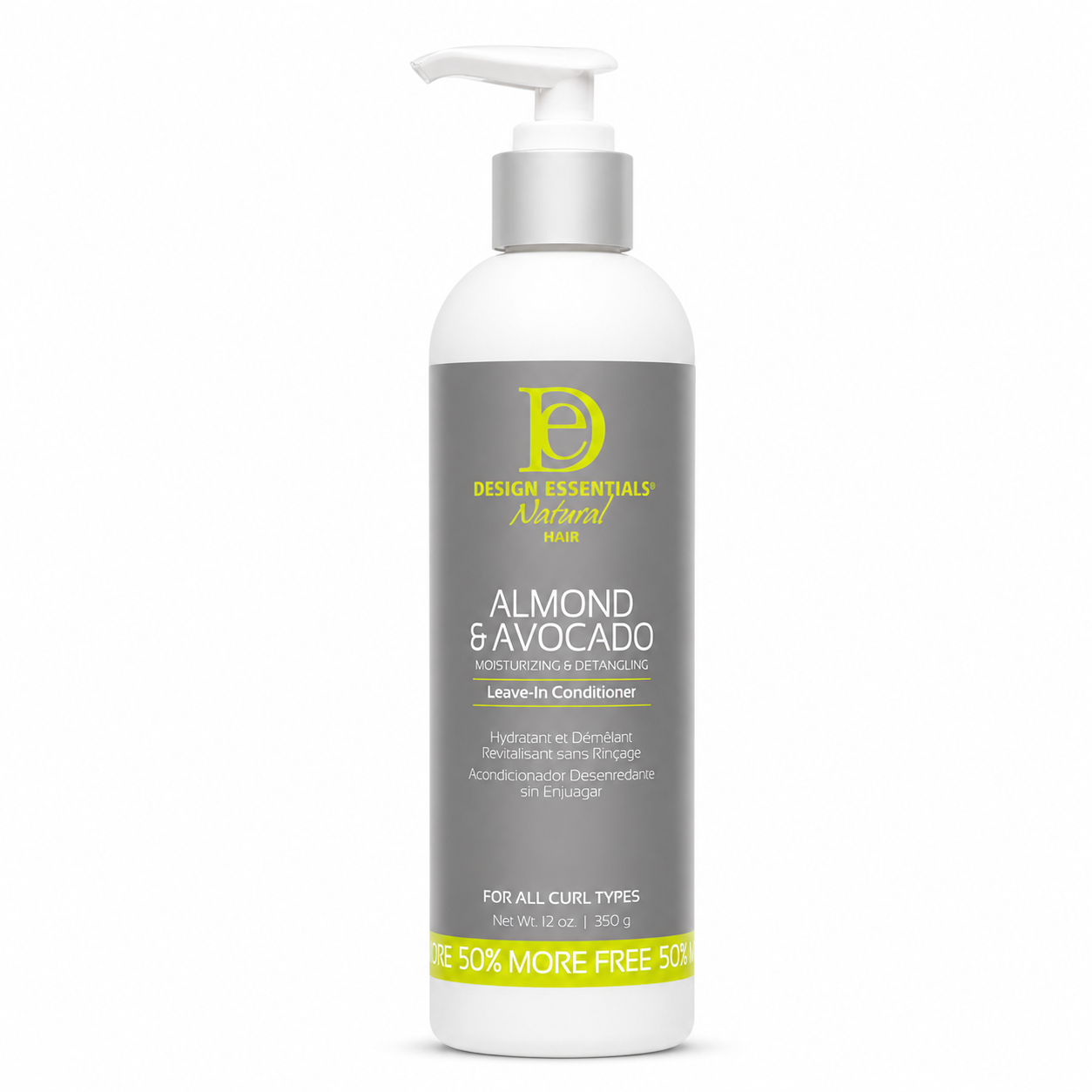 Leave-In Conditioner 334g Almond & Avocado - DESIGN ESSENTIALS