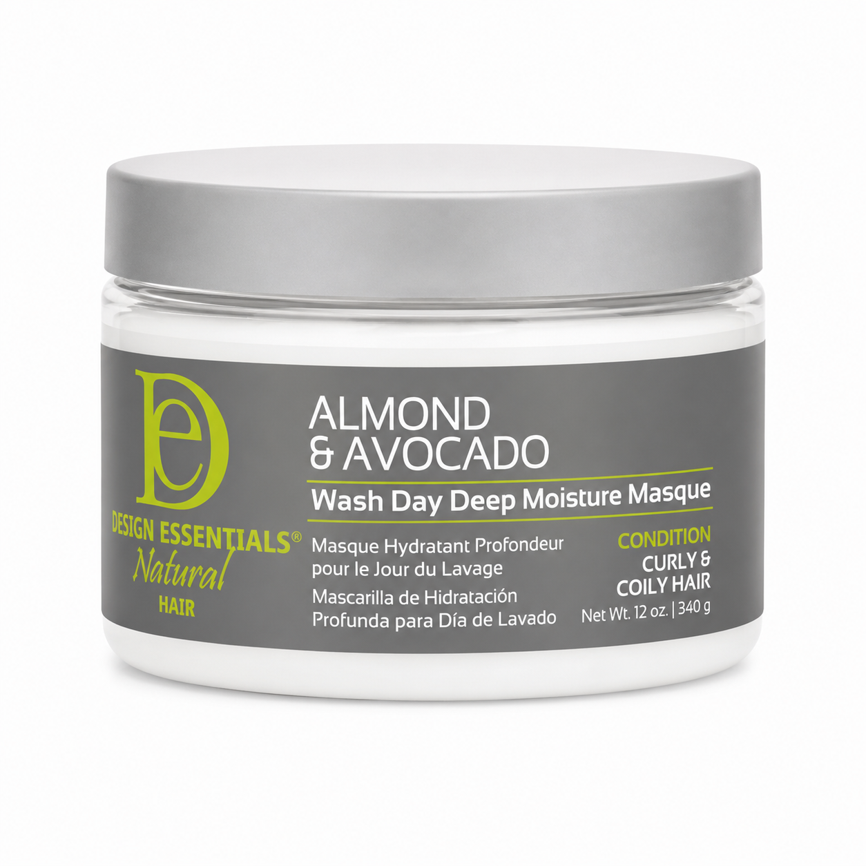 DESIGN ESSENTIALS - Almond & Avocado - Wash Day Deep Moisturizing Masque