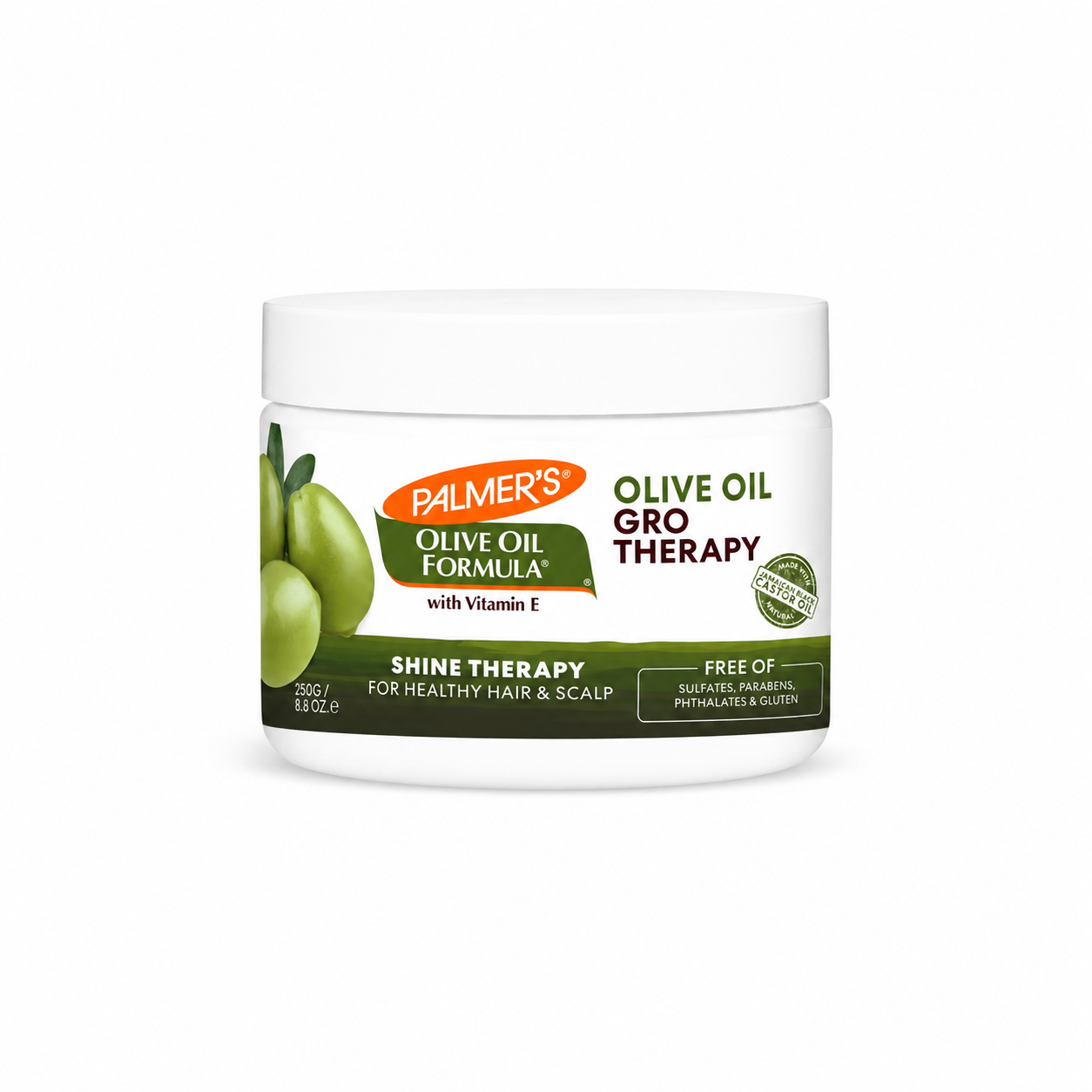 Pommade Coiffante à l'Huile d'Olive 250g - PALMER'S