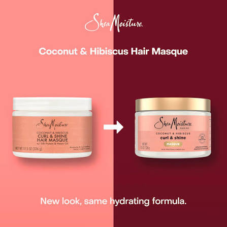 Masque Curl & Shine COCO & HIBISCUS 340g - SHEA MOISTURE