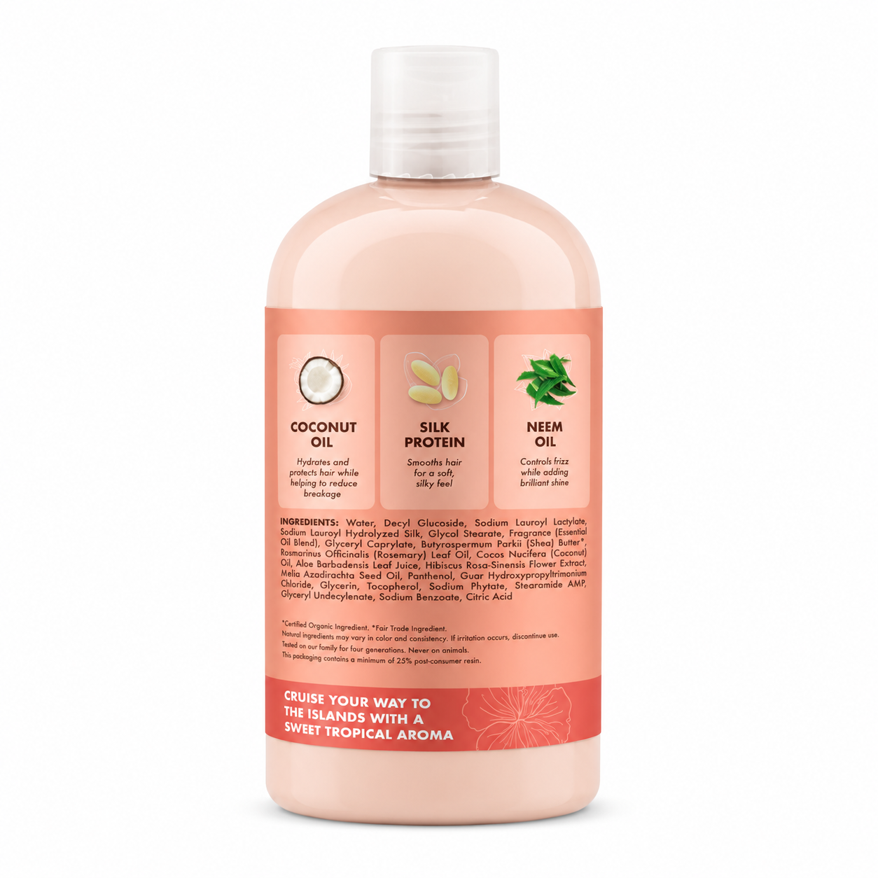 Shampoing COCONUT & HIBISCUS 384ml - SHEA MOISTURE