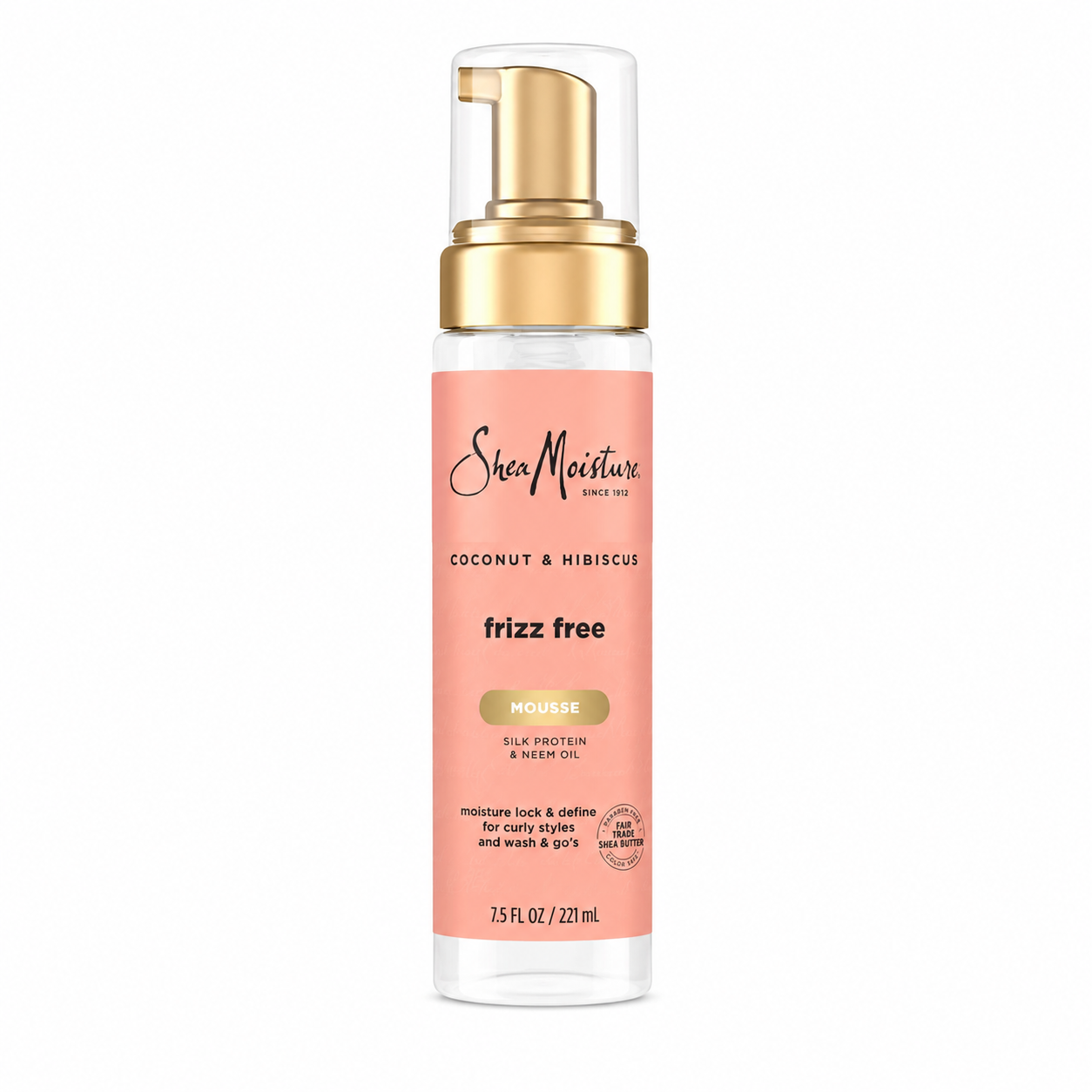 Mousse Coiffante Frizz-Free Hibiscus & Coco 220ml - SHEA MOISTURE