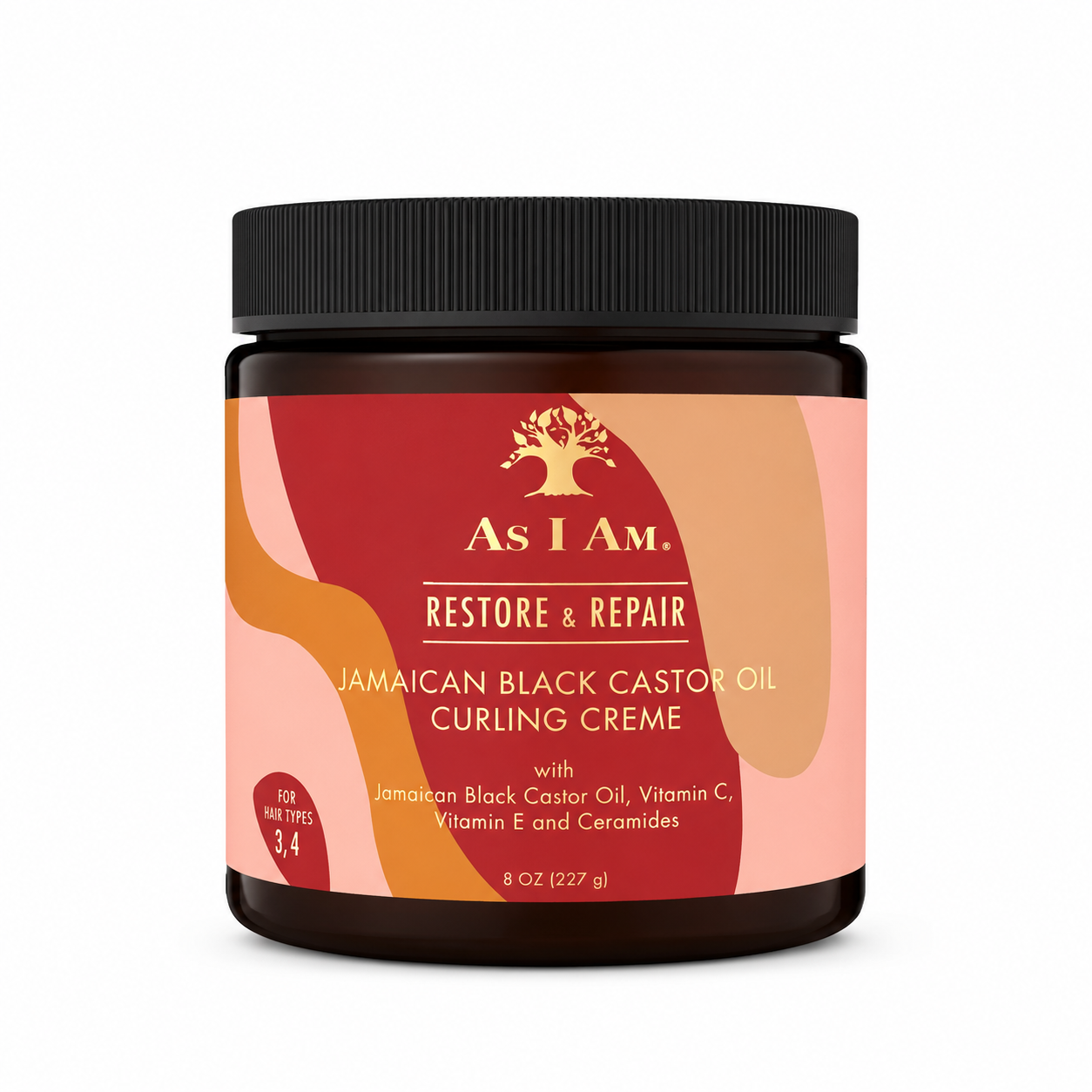 Crème Activateur de Boucles à l'Huile de Carapate RESTORE & REPAIR 227g - As I Am