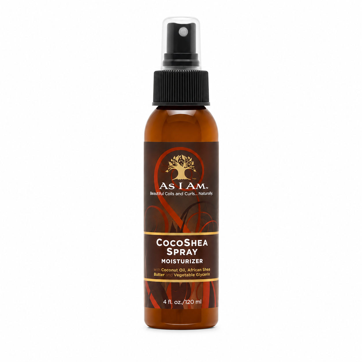 Spray Brillant à l'Huile de Coco et Karité 120ml - As I Am