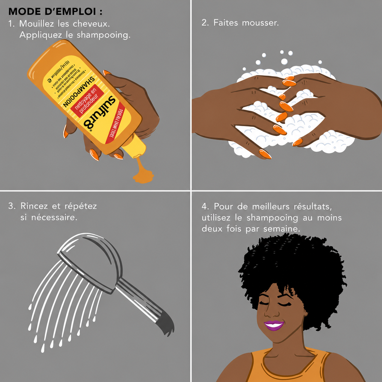 Shampoing DEEP CLEANING 222ml - SULFUR8