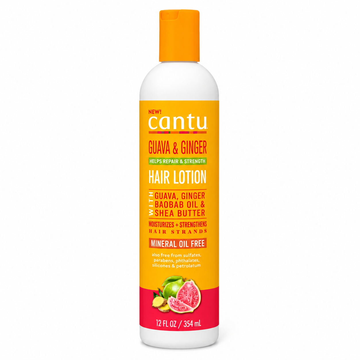 Lait Capillaire Antipelliculaire Goyave/Gingembre 354ml - CANTU