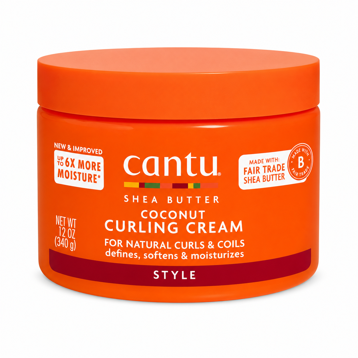 Crème coiffante COCONUT CURLING CREAM 340g - CANTU