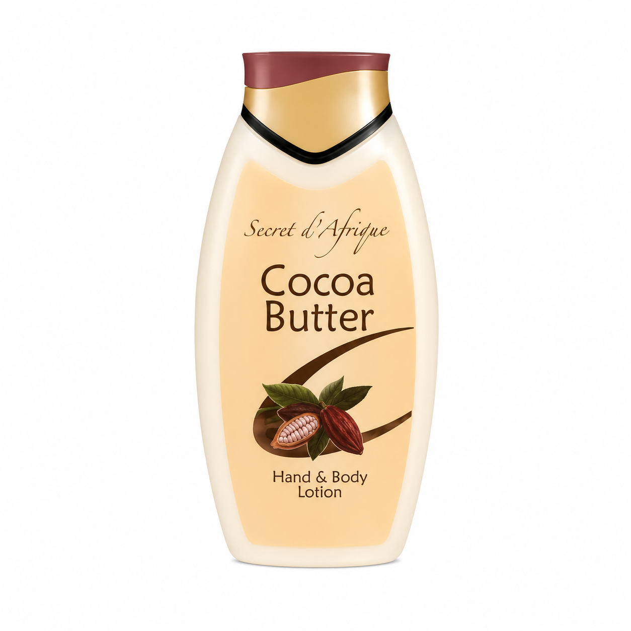 Secret d’Afrique - Lait Corporel au Beurre de Cacao 500ml