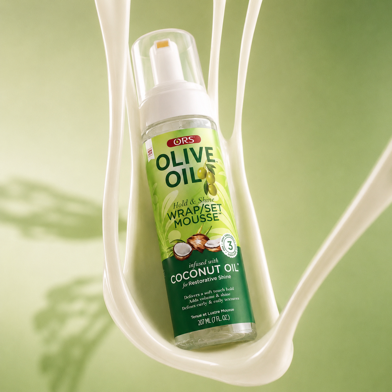 Mousse Coiffante Olive & Coco WRAP/SET MOUSSE 207ml - ORS