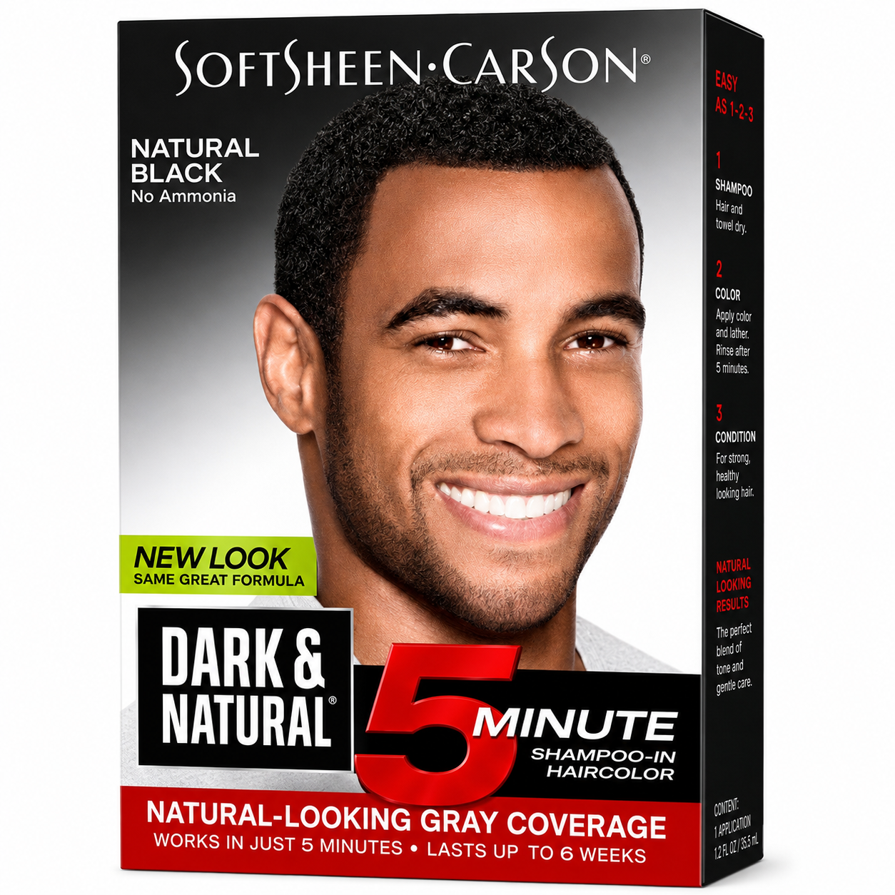 Coloration Noir pour Homme (Natural Black) - DARK AND LOVELY