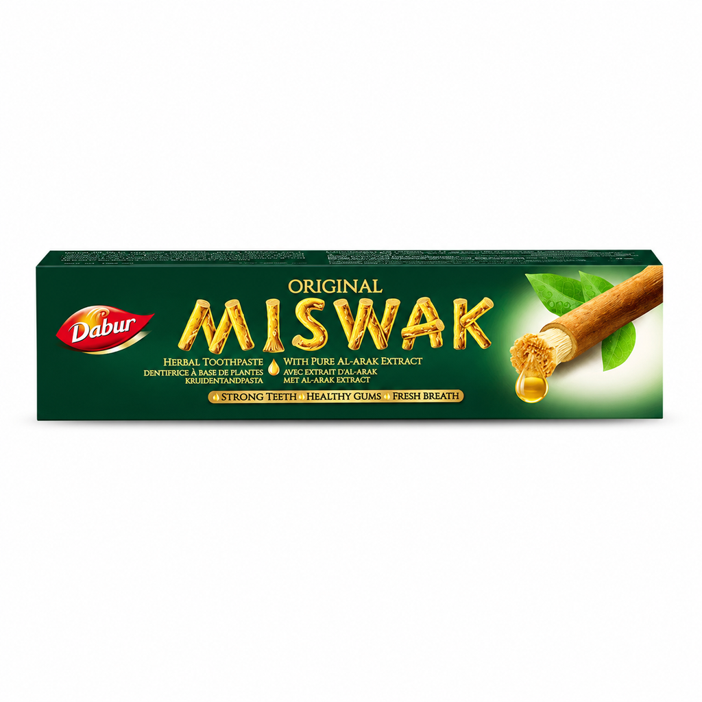 Dentifrice Naturel au MISWAK 170g – DABUR | Protection complète & haleine fraîche