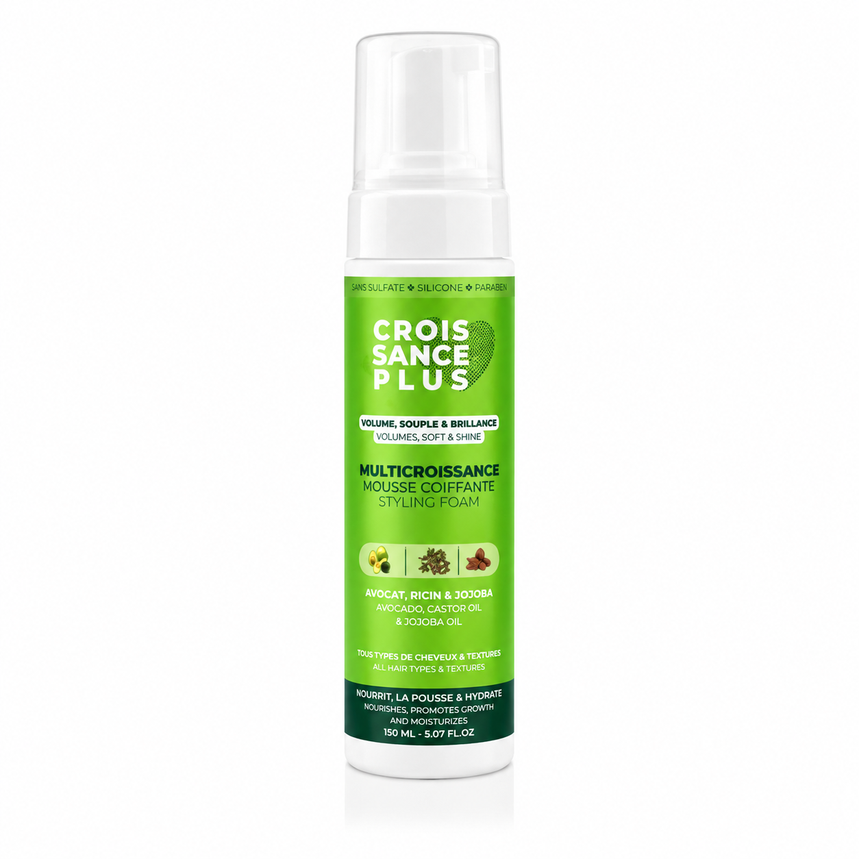 Mousse Coiffante Amla 200ml - CROISSANCE PLUS