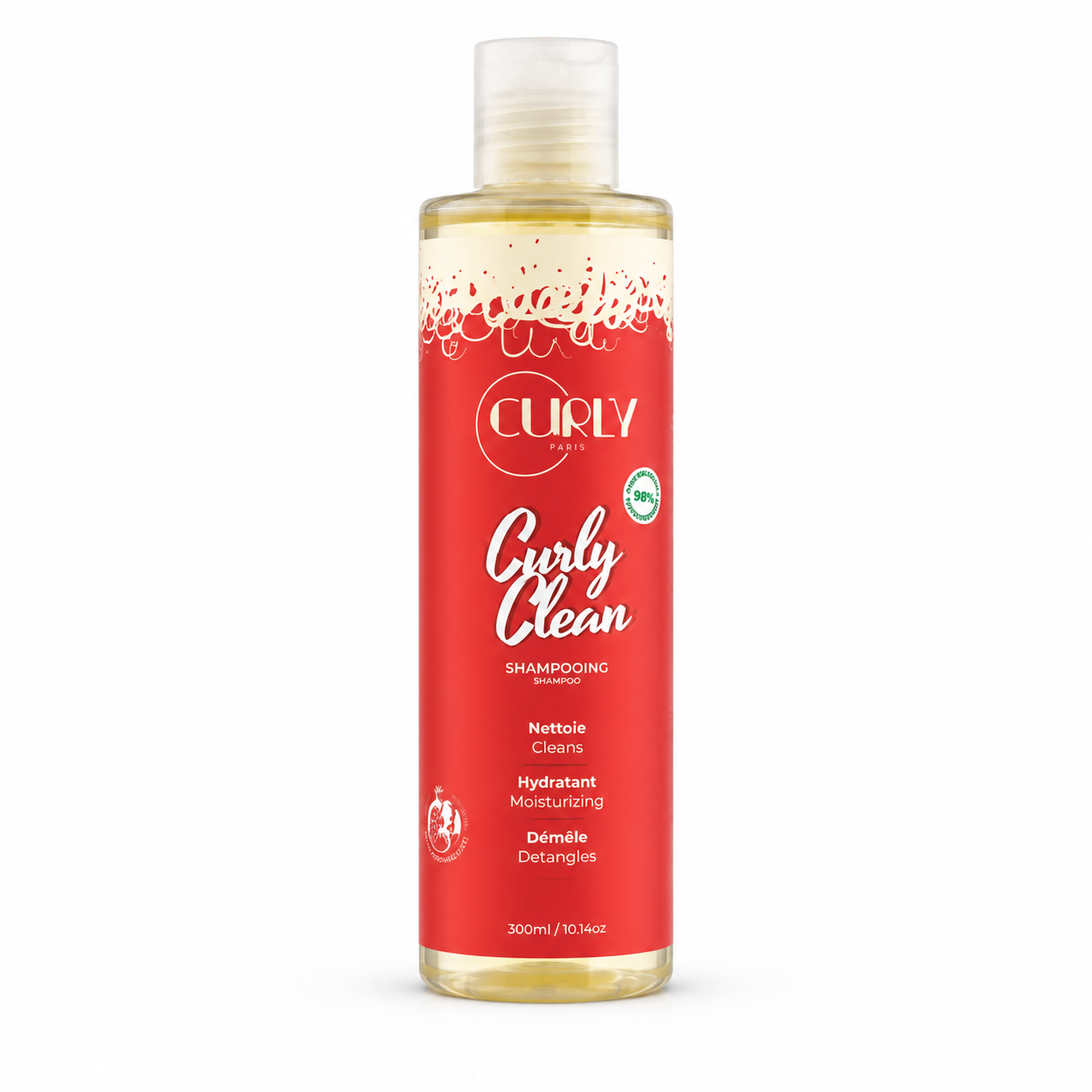 Shampoing Clean 300ml - CURLY POUSS