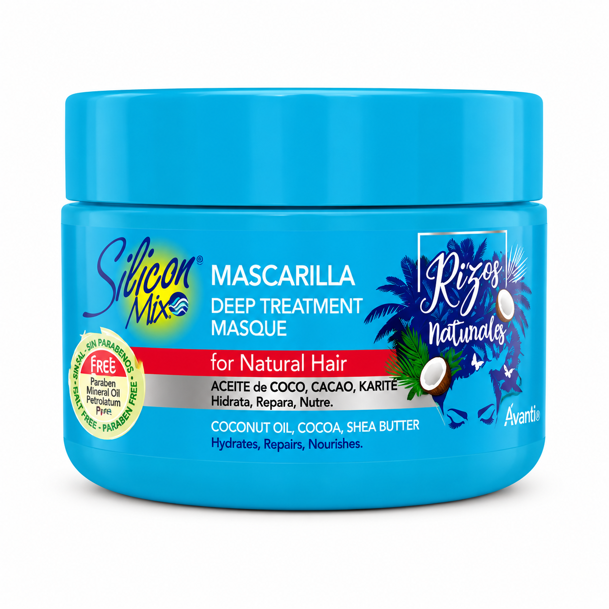 Masque Deep Treatment Rizos Naturales 295g - Silicon Mix