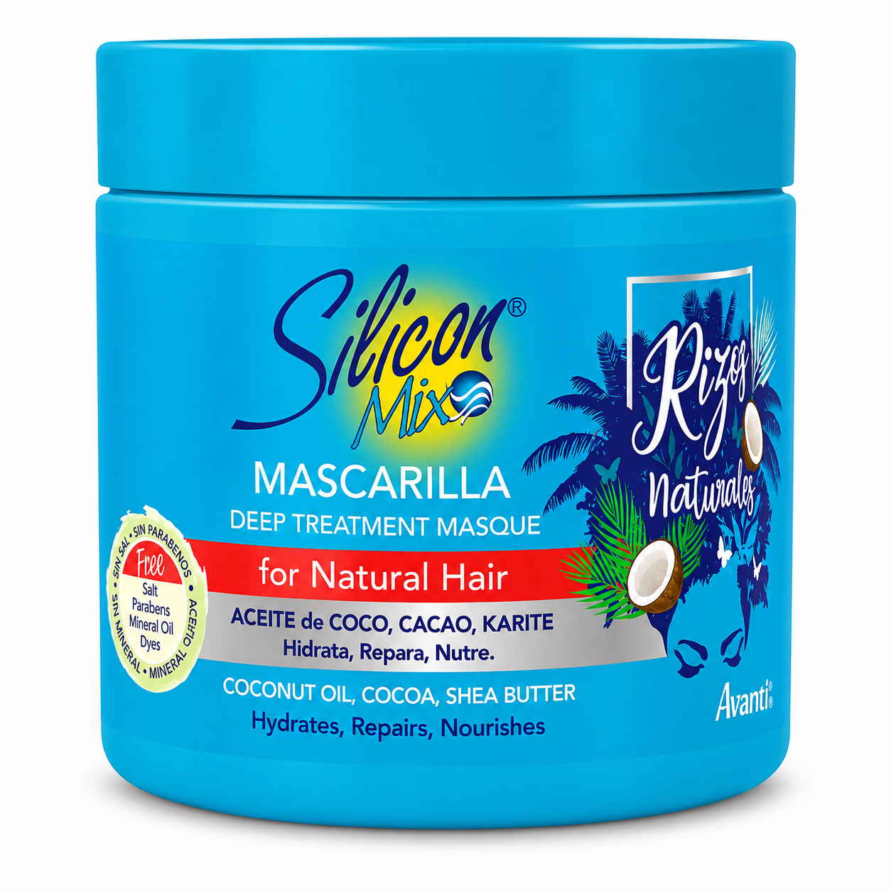 Masque DEEP TREATMENT RIZOS NATURALES 478g - SILICON MIX