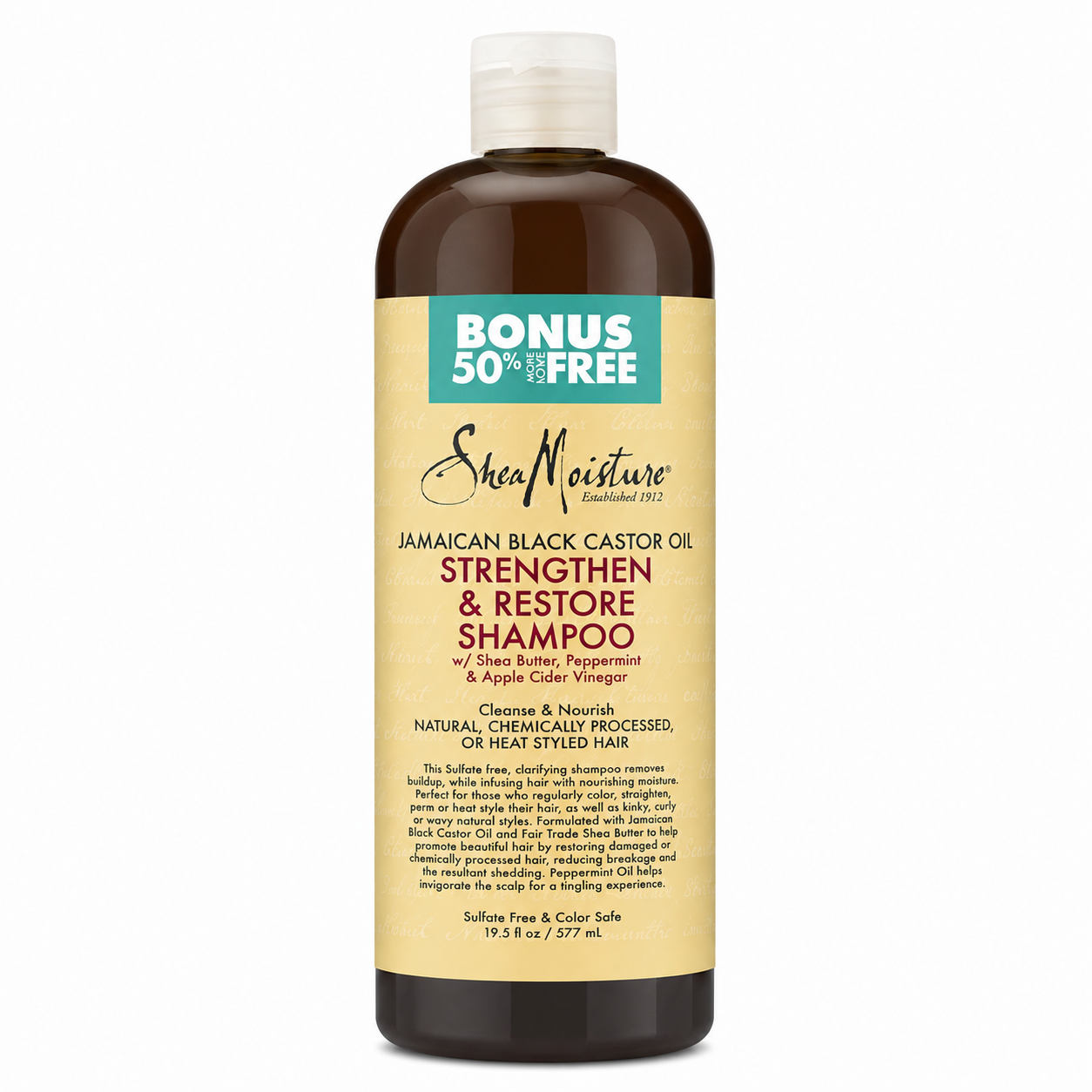 Shampoing JAMAICAN BLACK CASTOR OIL 577ml - SHEA MOISTURE