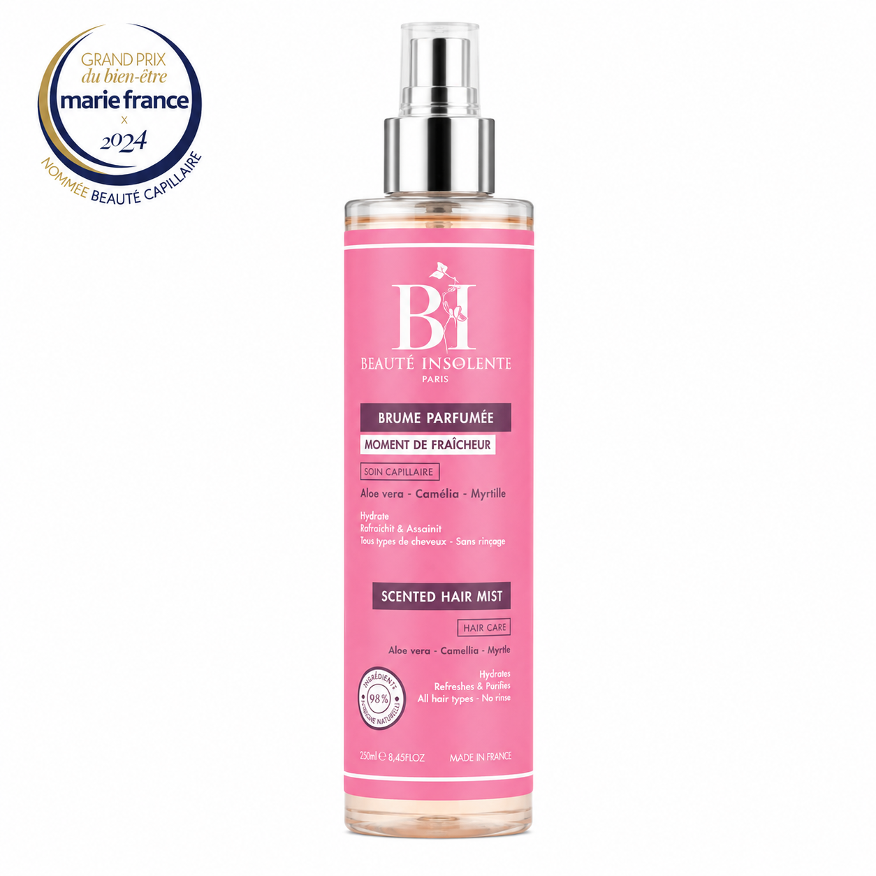 Brume Parfumée 250ml - BEAUTE INSOLENTE