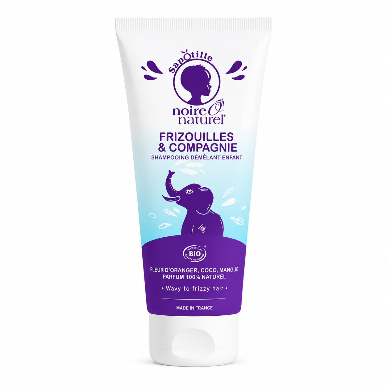 Shampoing Enfant Démêlant 200ml - Noireônaturel