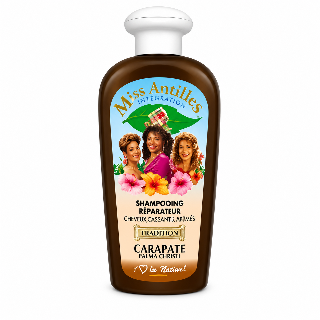 Shampoing Réparateur à l'huile de Carapate 250ml - MISS ANTILLES