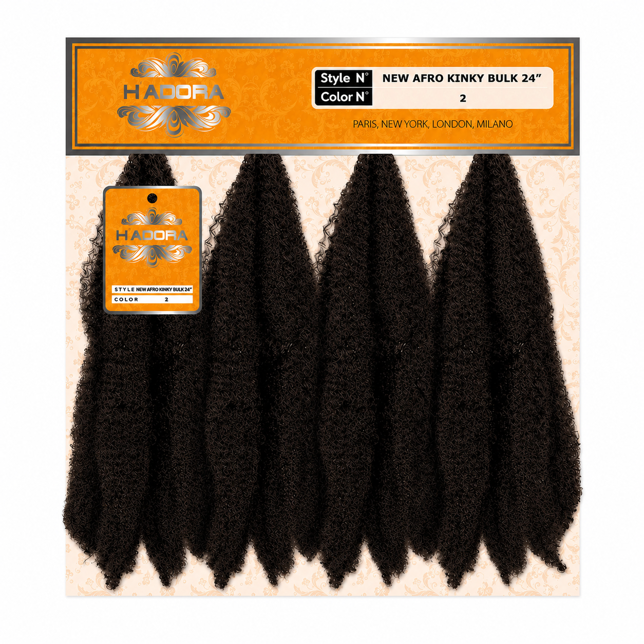 New Afro Kinky Bulk 24" Couleur 2 - HADORA