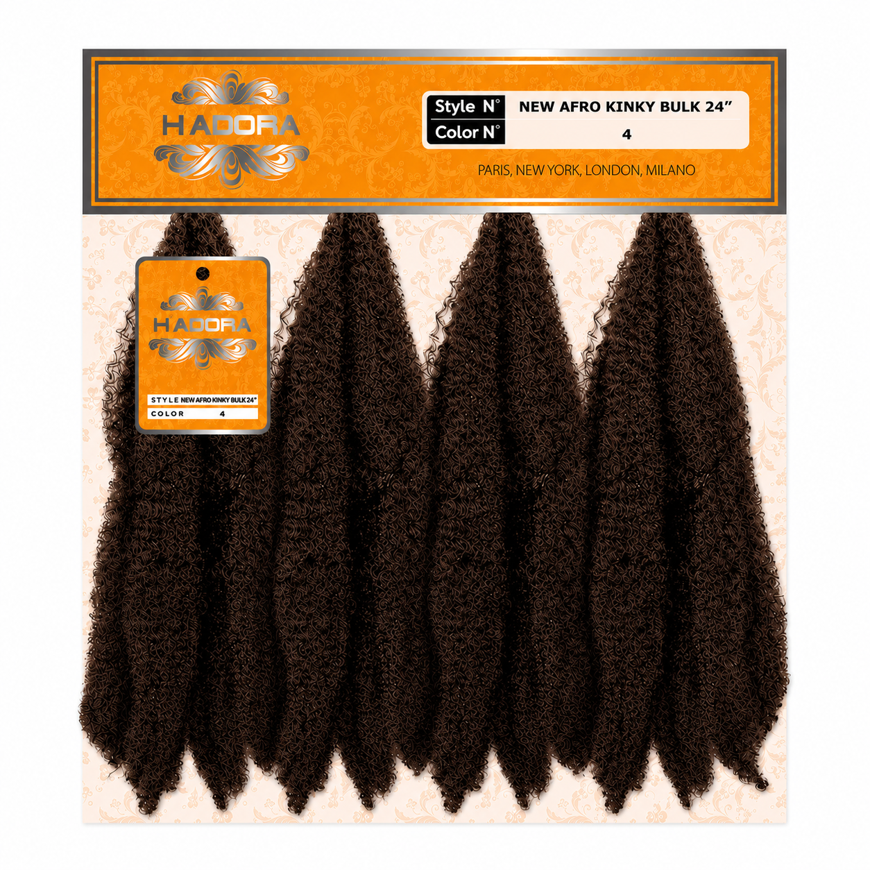 New Afro Kinky Bulk 24" Couleur 4 - HADORA