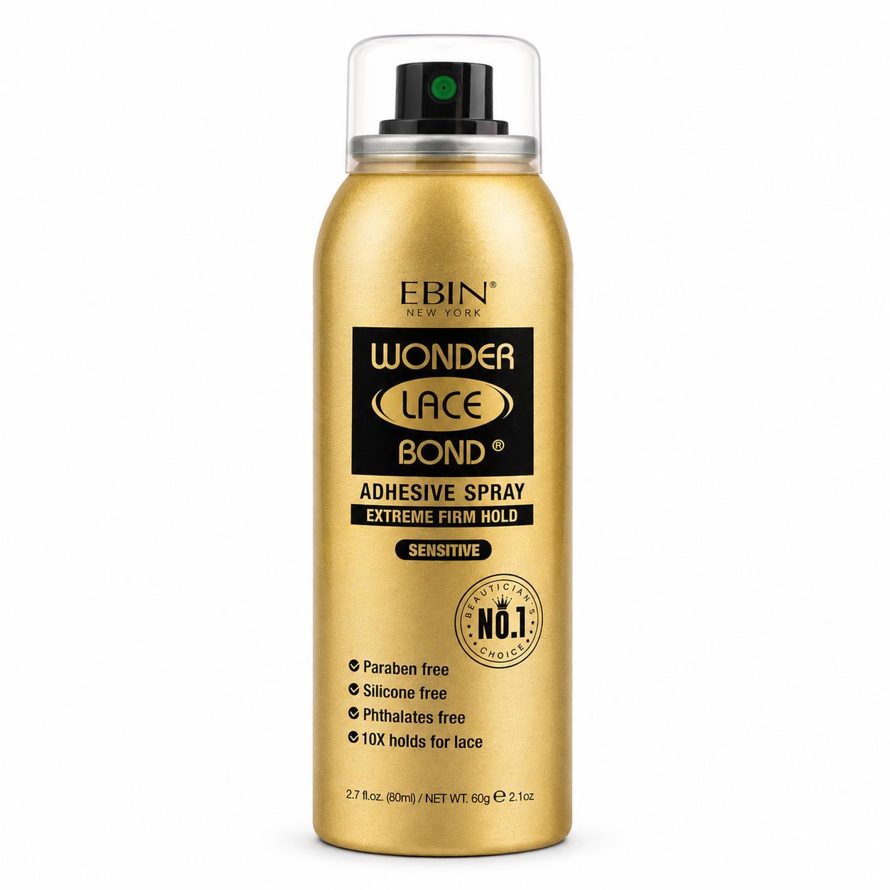 Spray Perruque Wonder Lace Bond SENSITIVE 60g - EBIN