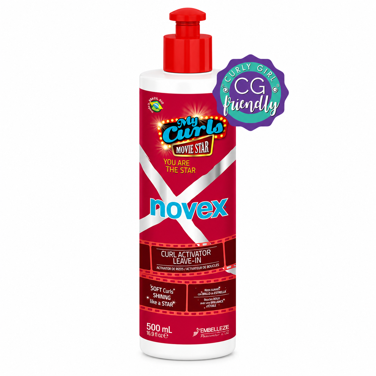 Activateur de Boucles MY CURLS MOVIE STAR 500g - NOVEX