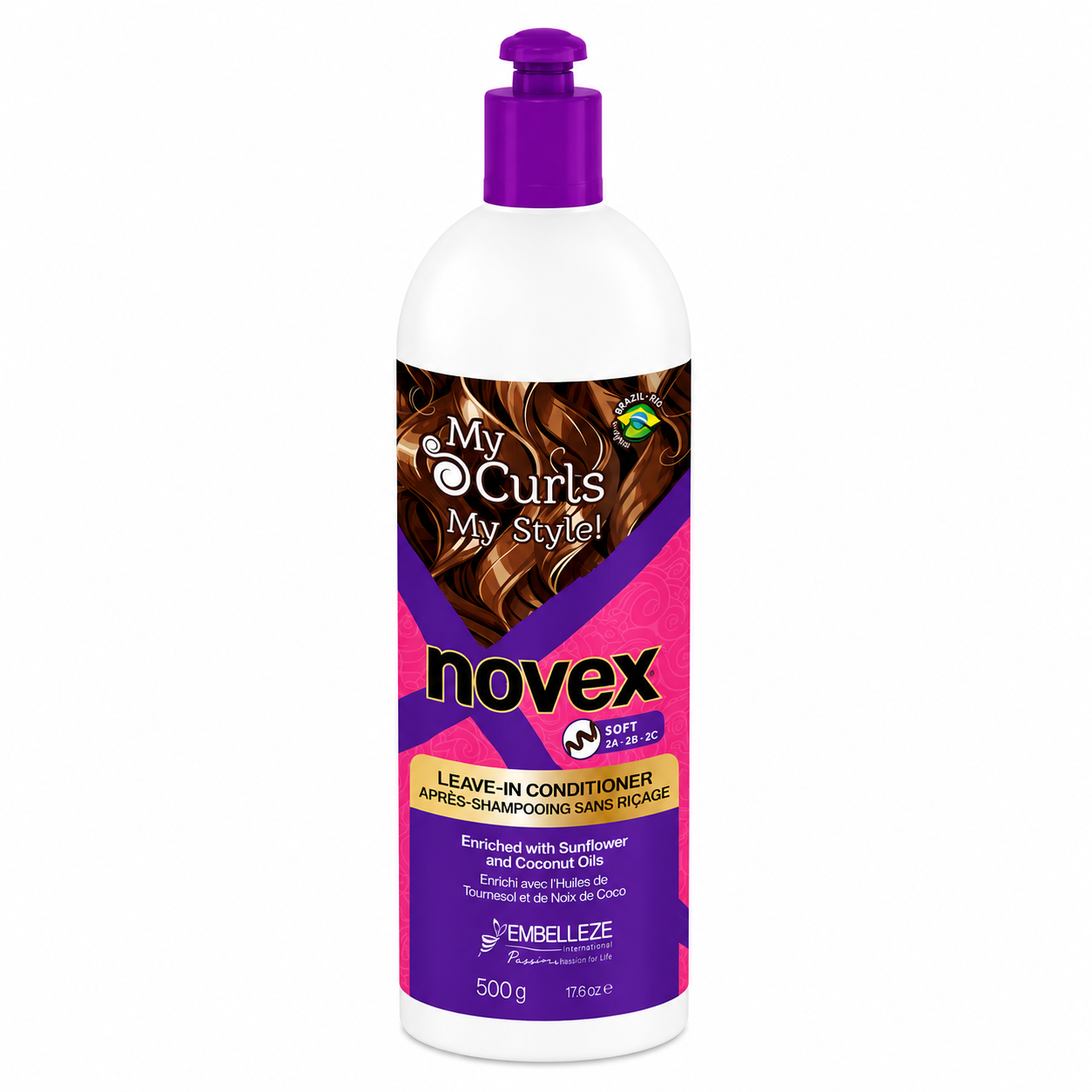 Leave-In Conditioner MY CURLS (SOFT) 500g - NOVEX