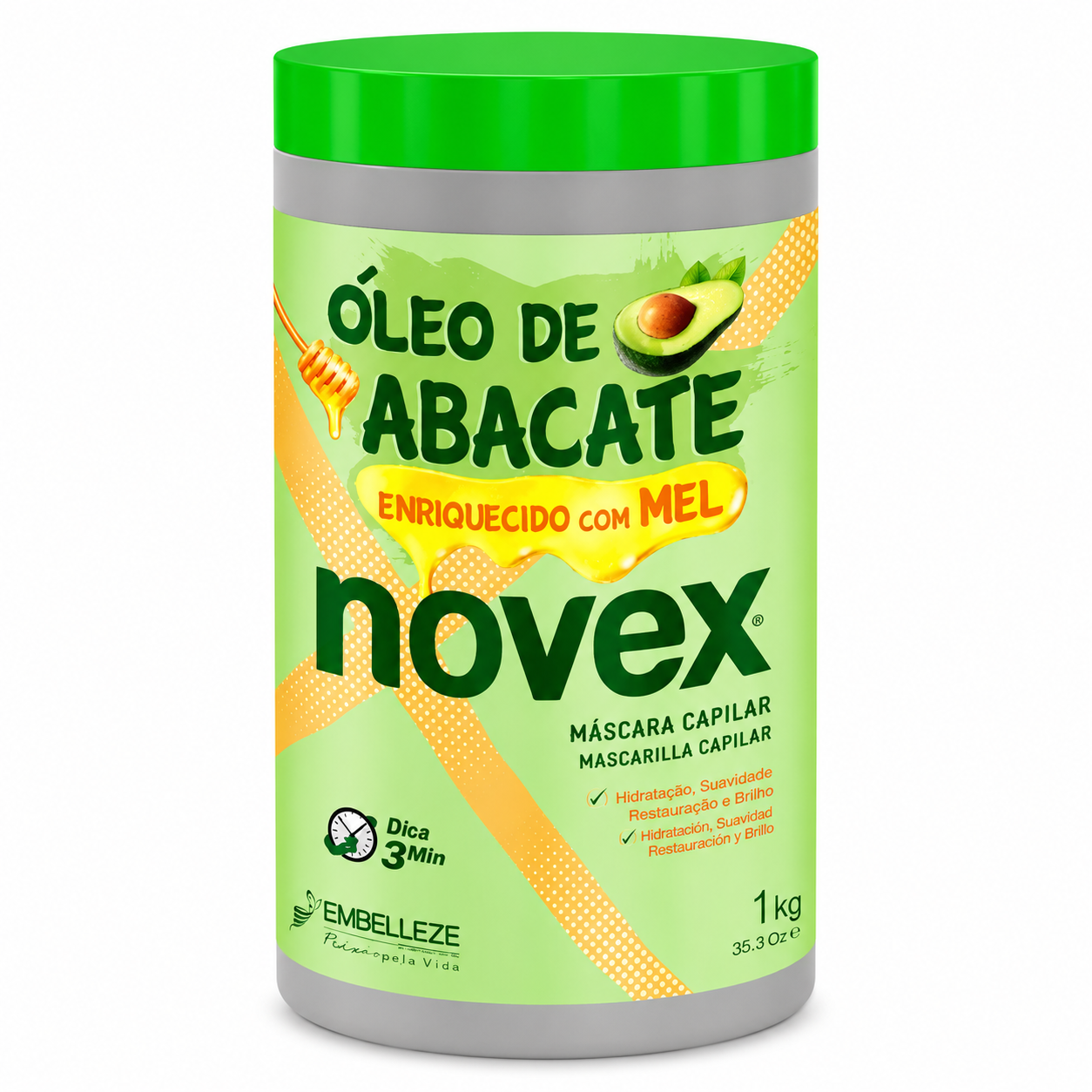 Masque Capillaire à l'Avocat et Miel 1kg - NOVEX