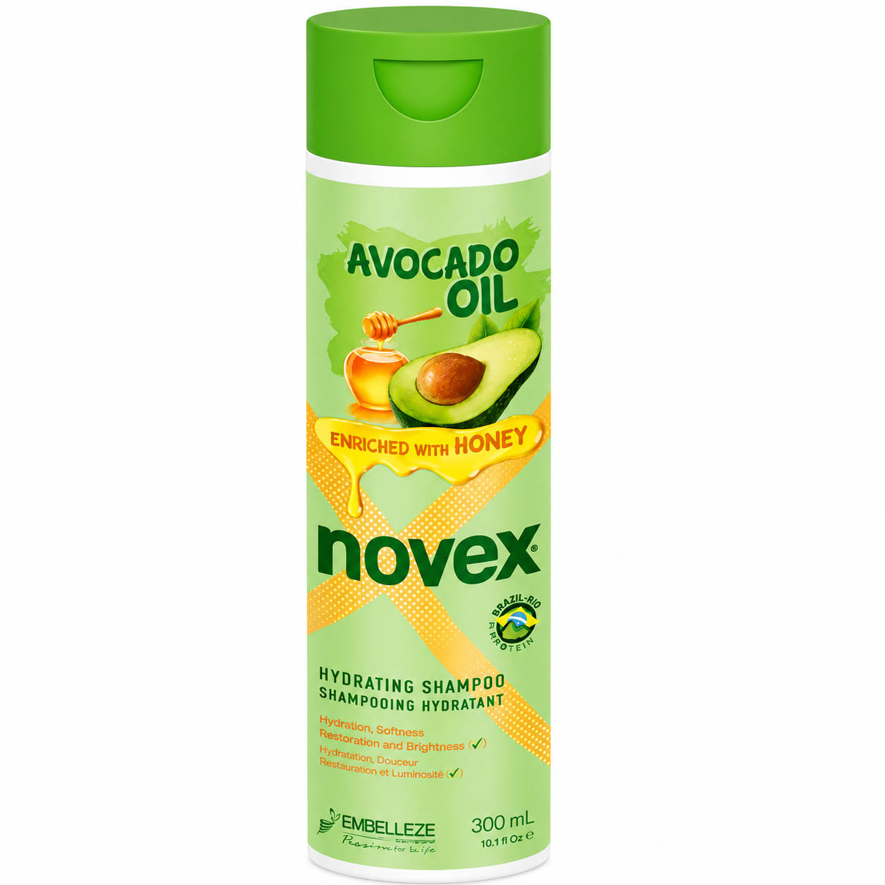Shampoing Hydratant à l'Avocat 300ml - NOVEX
