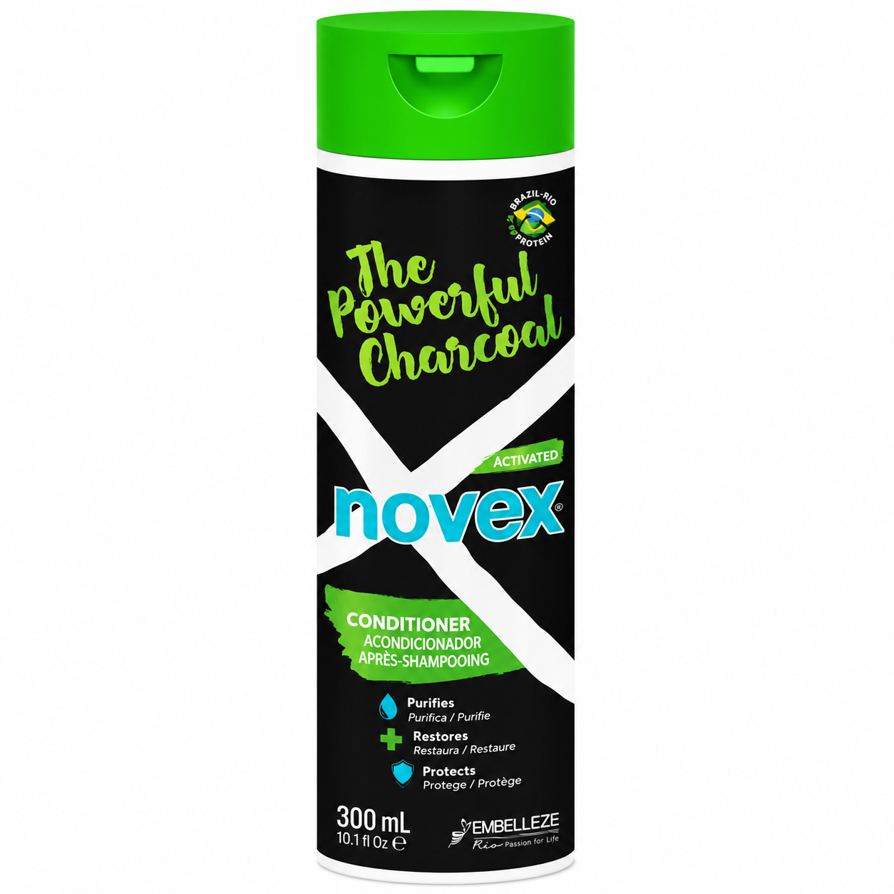 Après Shampoing au Charbon Végétal 300ml - NOVEX