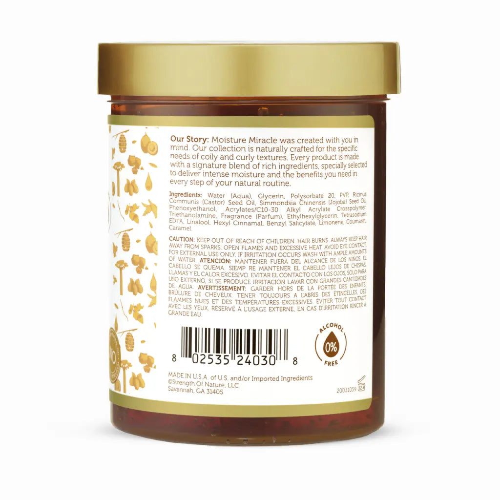 Gel coiffant à l'huile de Ricin noire et Jojoba 510g - AFRICAN PRIDE AFRICAN PRIDE