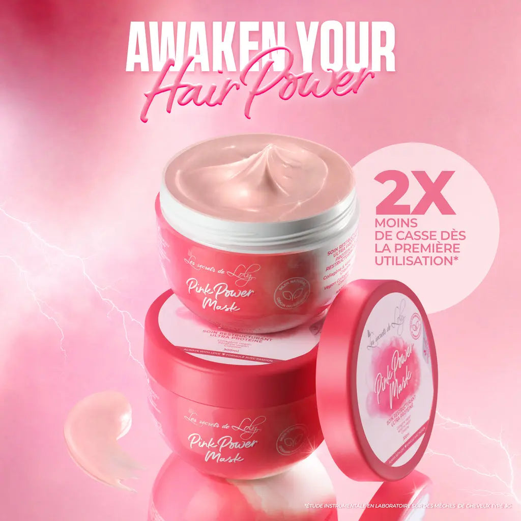 Masque PINK POWER 300ml - LES SECRETS DE LOLY LES SECRETS DE LOLY